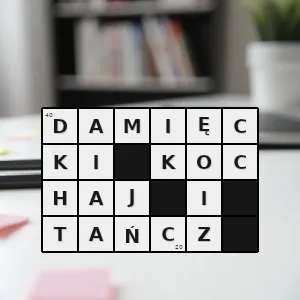 Hasło krzyżówkowe mateusz - damięcki ("kochaj i tańcz") – rozwiązanie, synonimy, podpowiedzi i definicje krzyżówkowe